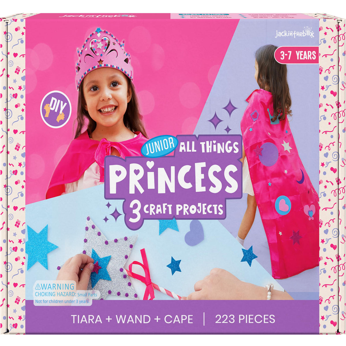 Princess Tiara Wand Cape Art Craft Kit V7416