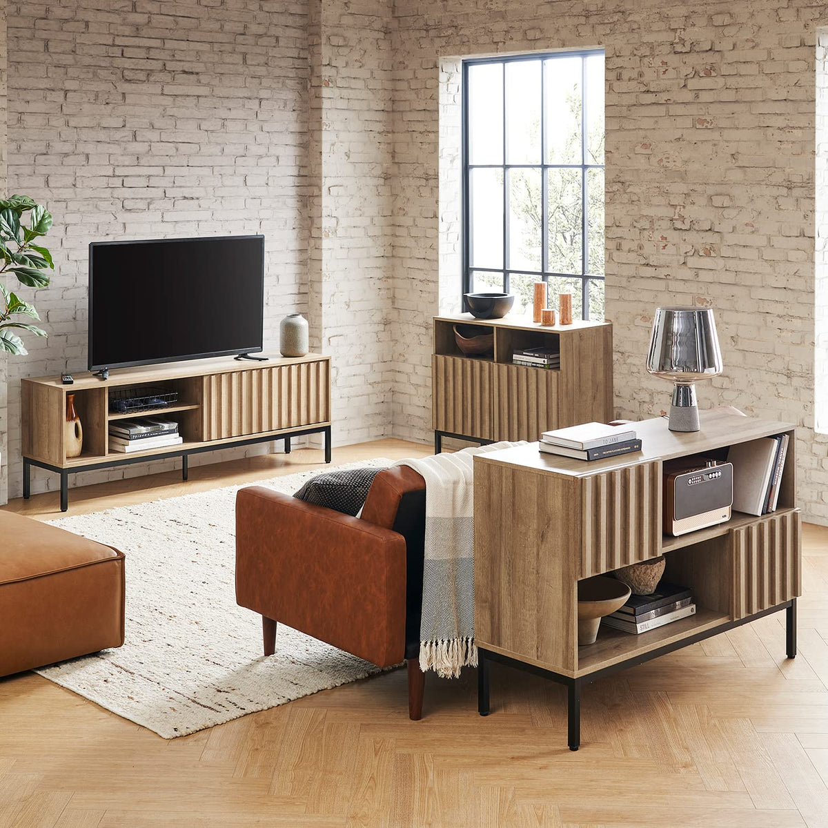 Oak Storage Cabinet Sideboard G994040
