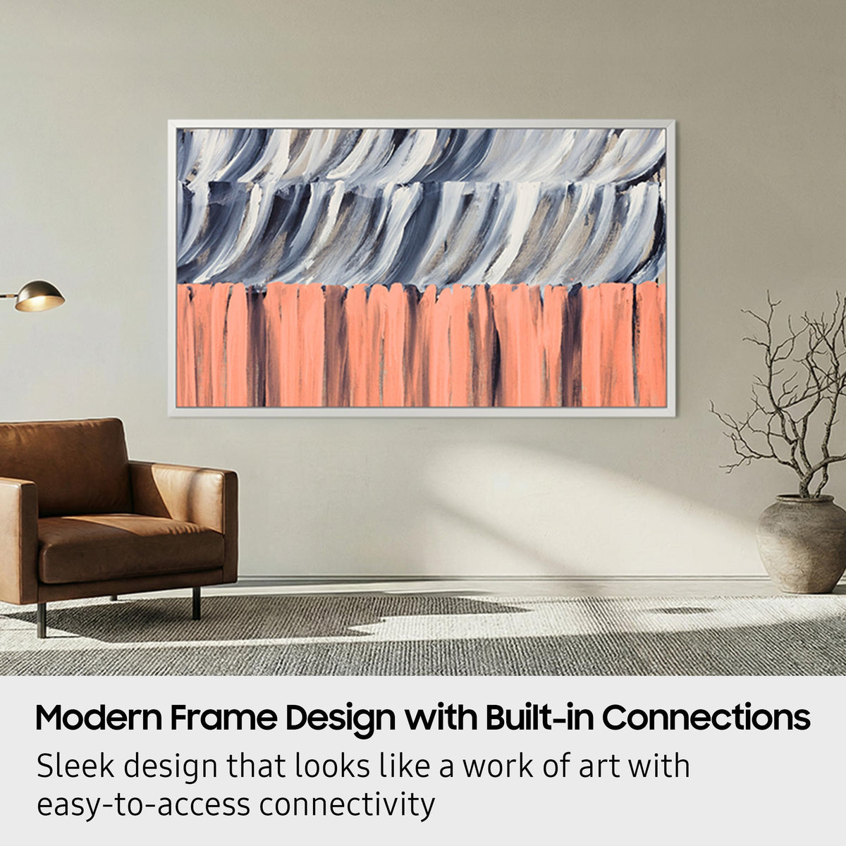65-Inch Glare Free QLED Smart TV with Wall Mount Y374