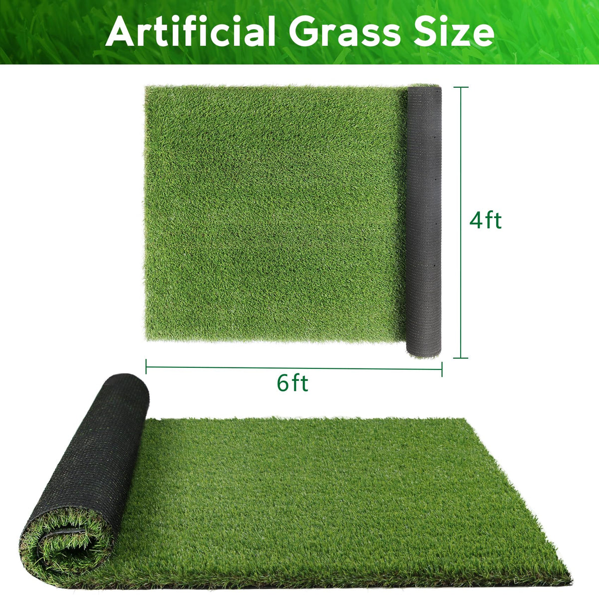Large Artificial Grass Pad for Dogs Potty, 4 FT X 6 FT X707201