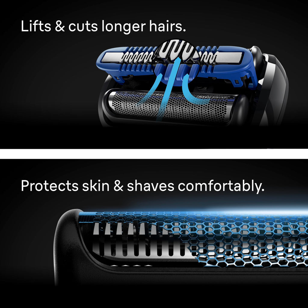 Electric Wet & Dry Foil Shaver with Travel Case C220