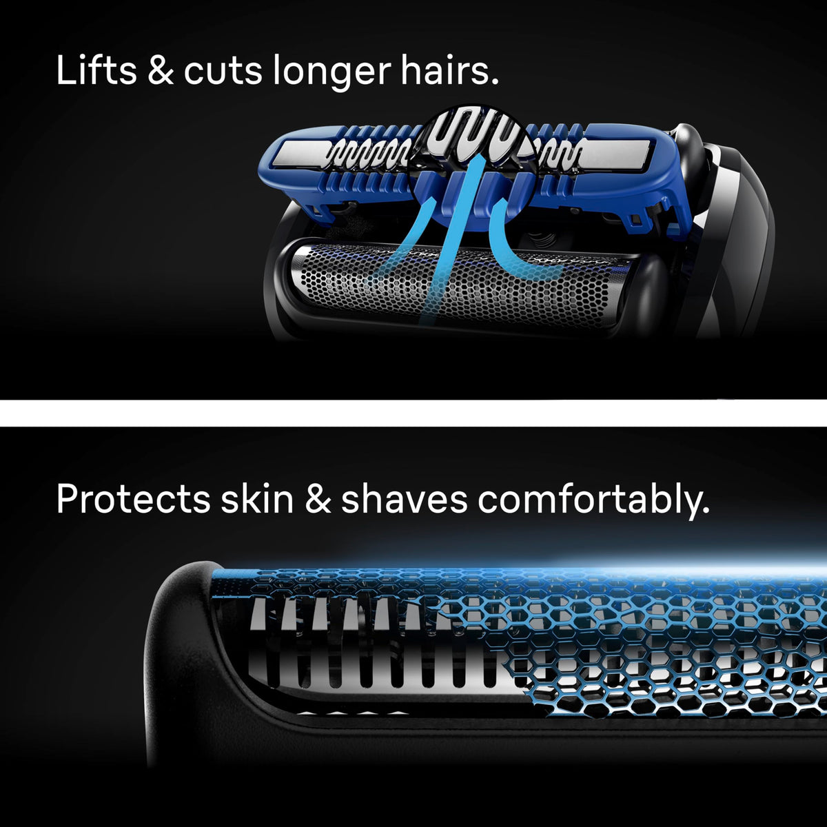 Electric Wet & Dry Foil Shaver with Travel Case C220