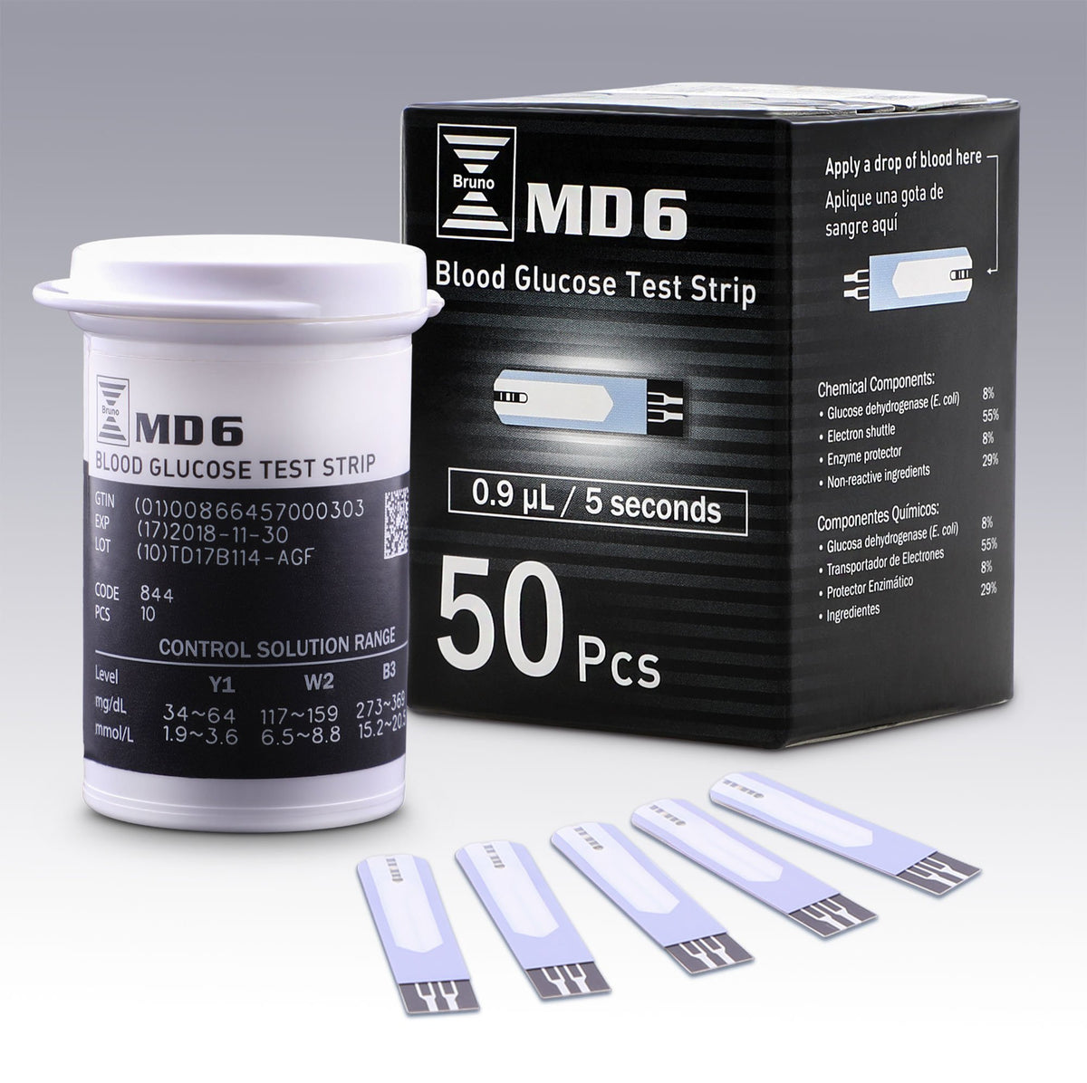 Blood Glucose Test Strips 50 Count Pack of 2 K52454