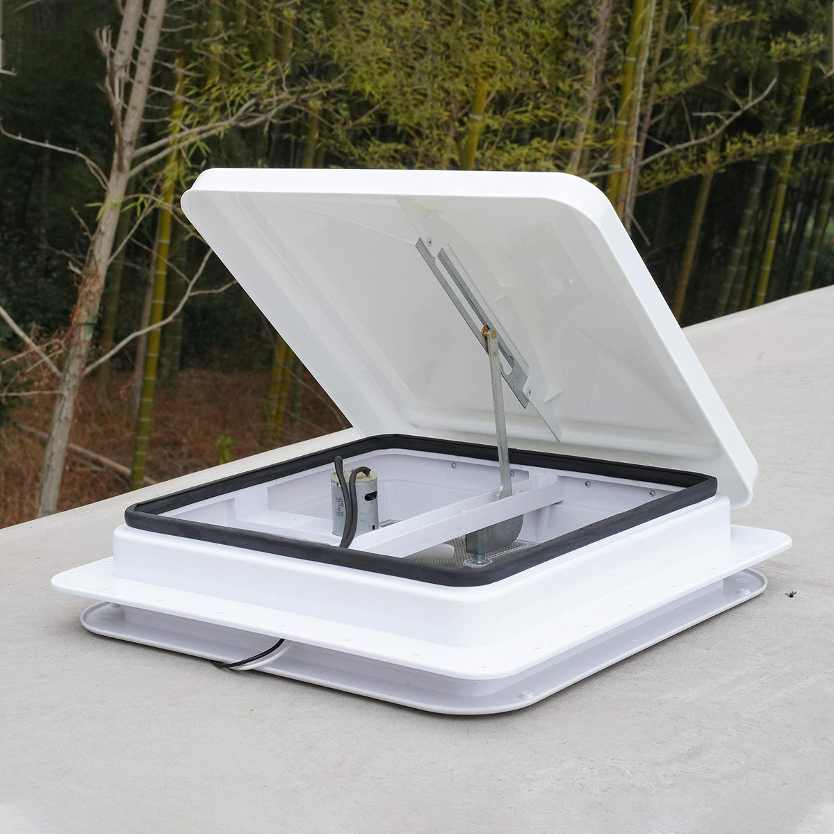 2 Pack 14 Inch White RV Roof Vent Cover Q366