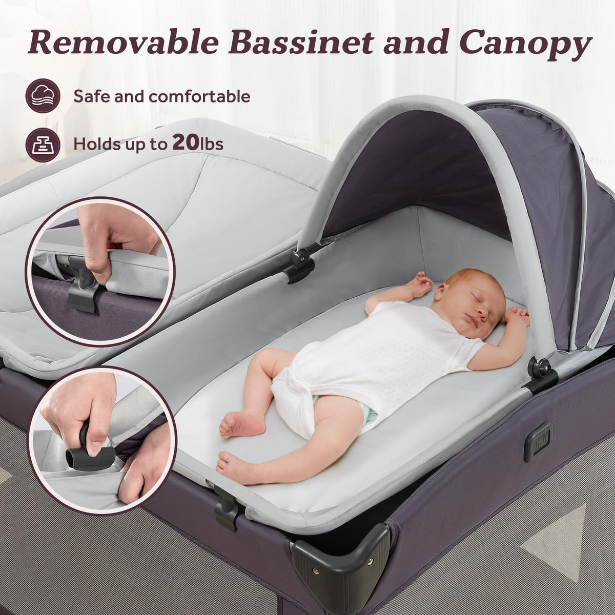 Portable Baby Playard with Carry Bag M54554