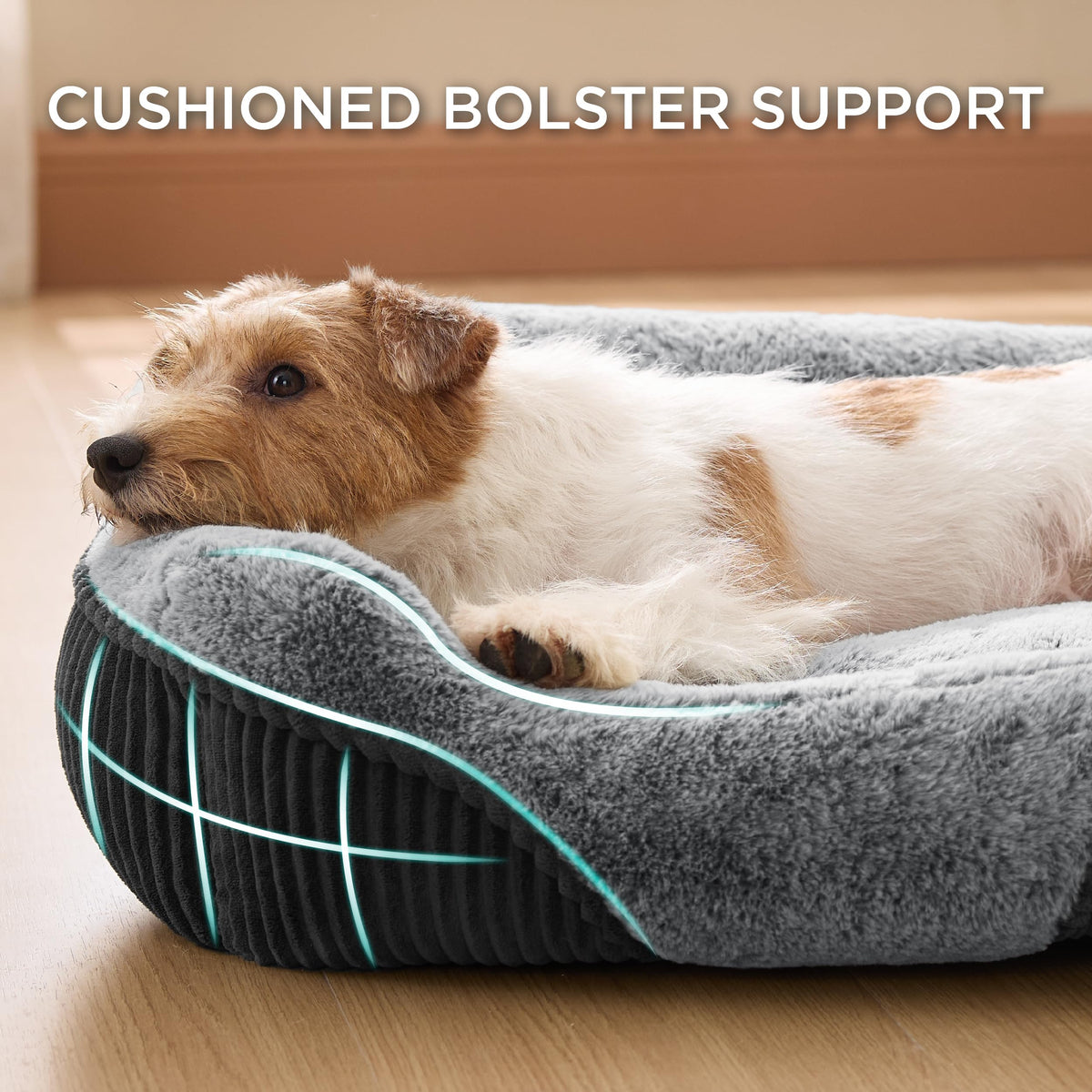 Washable Dog Bed Small Medium Size 25x21x7in X600227