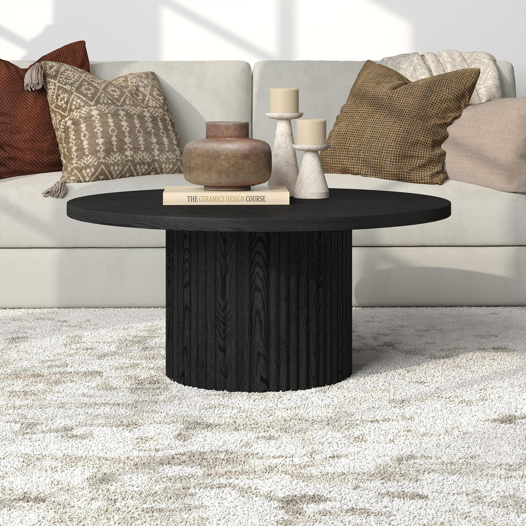 32" Modern Fluted Coffee Table O19768