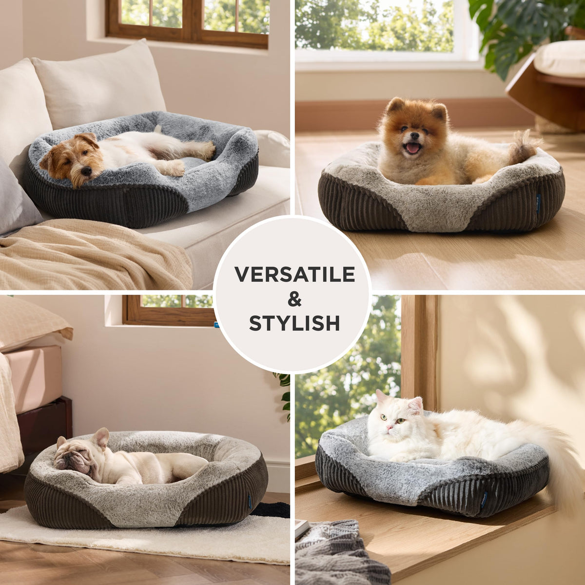 Washable Dog Bed Small Medium Size 25x21x7in X600227