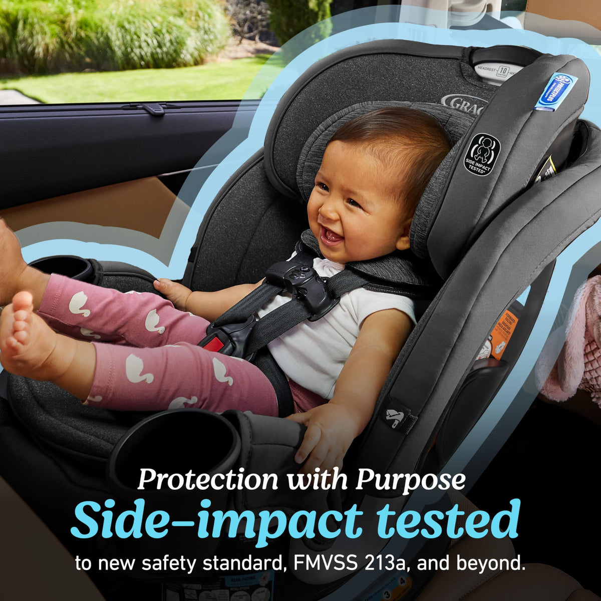 3-in-1 Rotating Convertible Car Seat Z41947